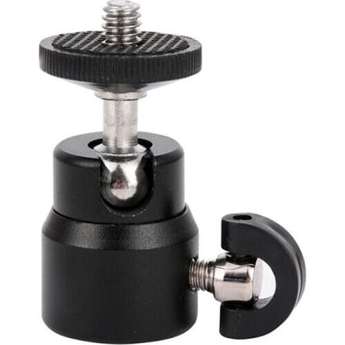 1pc For Camera Tripod LED Light Flash Tripod Bracket Holder Mount 1/4 Hot Shoe Adapter Cradle Ball Head