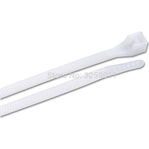 1000PCS Industrial Durable Self-Locking Nylon Cable Ties 4*100 100mm white black 8 inch zip tie with push mount