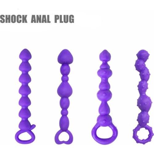4 Styles BDSM Butt Plugs Beads Anal Sex Toys for Women Silicone Anal Plug Couple Male Gay Masturbator Vaginal Stimulation Balls