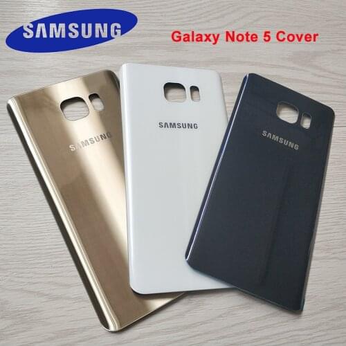 Note5 Case Samsung Galaxy Note 5 Back Battery Cover 3D Glass Housing Cover for SAMSUNG Galaxy Note5 Door Rear Case Replacement