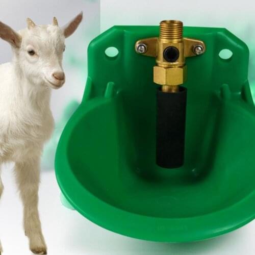 Water Dispenser High Capacity Thicken Plastic Automatic Animal Water Bowl For Sheep Green Large-capacity Automatic Water Feeder