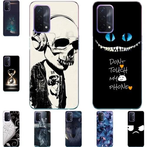 For OPPO A93 5G A94 4G 5G A95 5G 2021 Phone Cases Soft TPU Mobile Cover Cute Fashion Cartoon Painted Shell Bag