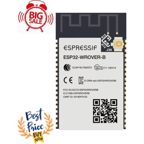 ESP32-WROVER ESP32-WROVER-I ESP-32 ESP32 WROVER WiFi Wireless Module IPEX/PCB Antenna With 4MB FLASH