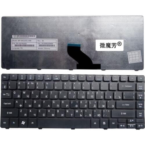 RU For ACER 4750G 3810 4743G 5942 4739Z 4740 4740G 4741 4741G 4741Z 4741ZG 4743 4743G Laptop Keyboard Russian New Black