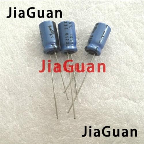 50pcs Genuine NICHICON KT 10V220UF 6.3X11MM Audio Electrolytic capacitor blue kt 220uF/10v hot sale 220UF 10V