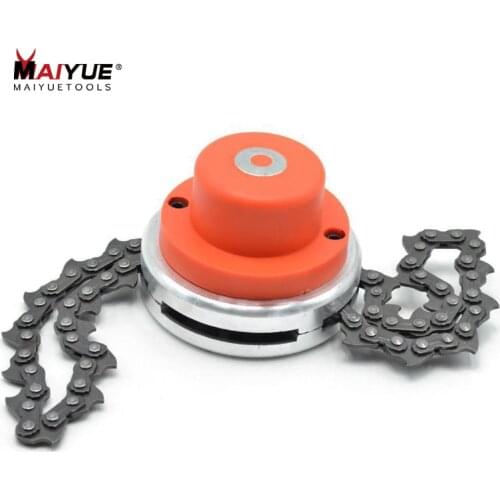 MAIYUE Chain Brushcutter Trimmer Head For garden Lawn Mower Electricity Tools Accessories