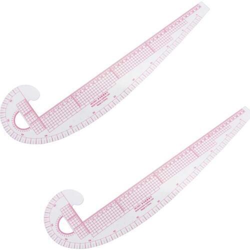 1 3 in 1 Piece Plastic French Curve Metric Sewing Ruler Measure For Dressmaking Tailor Grading Rule Pattern Making