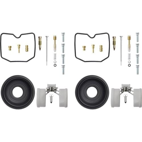 2PCS for vulcan kawasaki 500 en500 en 500 carburetor repair kit diaphragm high quality metal plunger rubber kit carbur