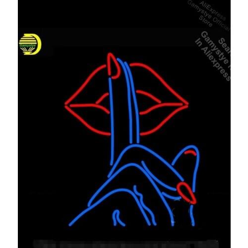 New Neon Sign Nail On Lip Neon Light Sign Bulb handcraft Glass Store Wall Displays Coors Light Neon Sign Cubs Neon Sign Board