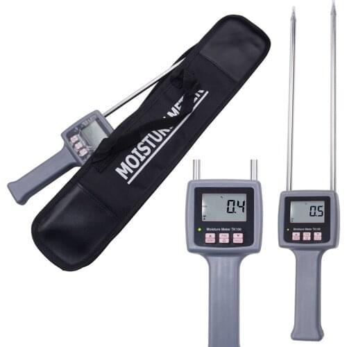 New TK100 Portable Digital Multifunctional Moisture Meter for Grains,Chemical , Plastic Granule, Soap Powder, Soil