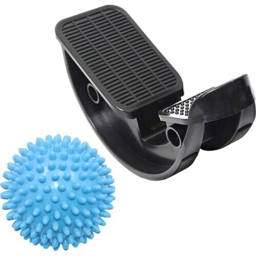 Foot Rocker Stretcher with Massage Ball for Plantar Fasciitis Achilles Tendinitis Muscle Calf Stretch Yoga Fitness