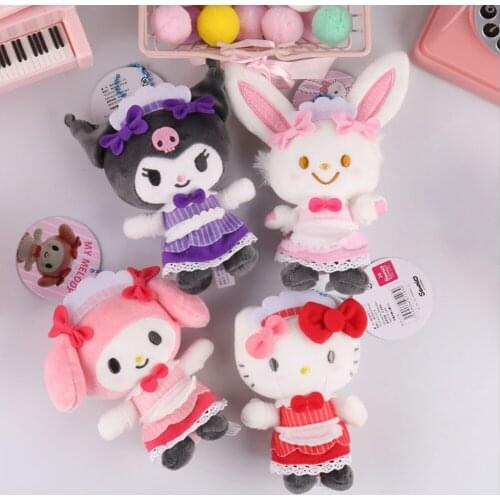 10/Lot 4 Style 12CM Plush Keychain Pendant Plush Doll Stuffed Toy