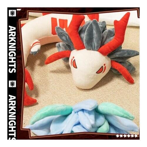 NEW Game Anime Arknights Nian Dusk Cartoon Dragon U Shaped Pillow Protector Siesta Cushion Plush Doll Travel Neck Pillow Cosplay