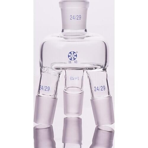 Distillation Receiver,Multi-evaporation bottle tap,3 claws,Upper 24/29,Lower joint 24/29,Evaporation flask accessories