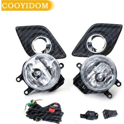 Car Front Bumper Fog Light Lamps 12V H11 Halogen with Harness For Toyota Hilux Revo M70 M80 2015 2016 2017 2018 Car Accessories