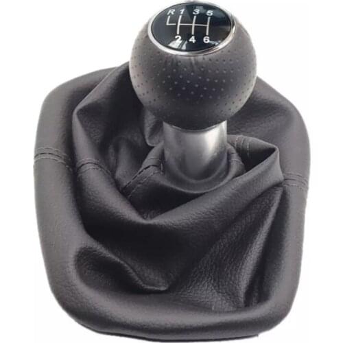 12mm Gear Shift Knob Lever Shifter Gaiter Boot for Golf 4 IV MK4 R32 Bora Jetta 1999-2004