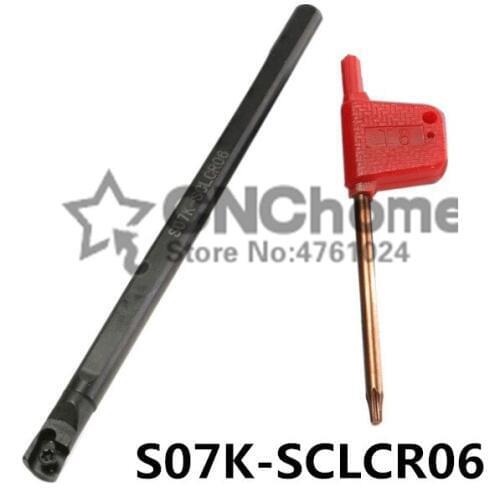 S07K-SCLCR06/S07K-SCLCL06 95 degrees Internal turning tools, turning tool holder, Insert the lather,boring bar for CCMT060204