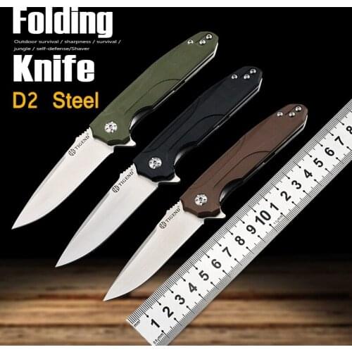 Folding knife outdoor survival knife lifesaving portable fruit knife self-defense knife camping knife fixed knife hunting knife