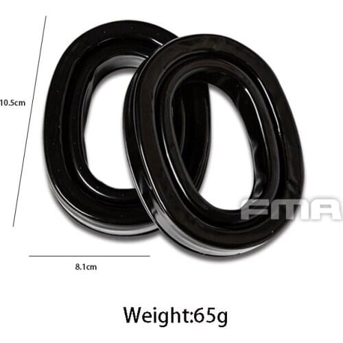 FMA Replacement Gel Ear Cushions Silicone Pad for Comtac Peltor Headsets
