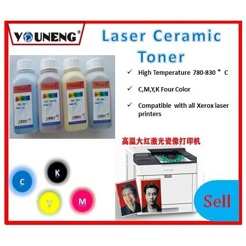 Compatible laser ceramic toner for xerox 6510 6500 215 color copier,ceramic toner powder CMYK 50g/color 200g