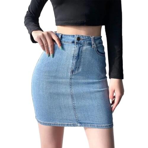 Джинсовые юбки-карандаши Toskort China At AliExpress