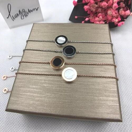 High quality Original 925 sterling silver ceramic bracelet for women with rose gold classic couple jewelry wedding gift