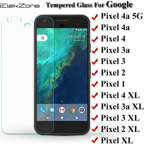 Tempered Glass For Google Pixel 4A 5G 4 5 9H Premium Protective Glass for Pixel 4 3 3a 2 XL 3xl 3axl 2xl 4xl 4a Screen Protector