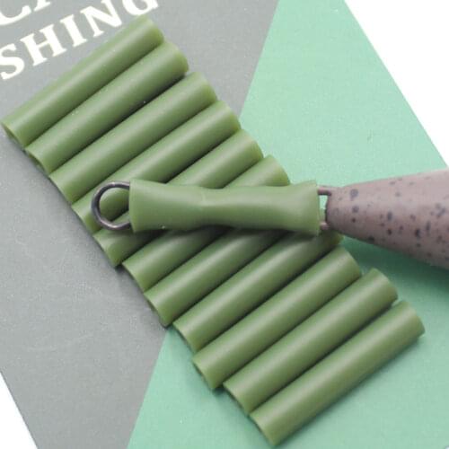 30pcs Carp Fishing Accessories Silicone Sleeve Lead Clip Swivel For Carp Fishing Rig Method Feeder Fishing Carp Tackle Equipment