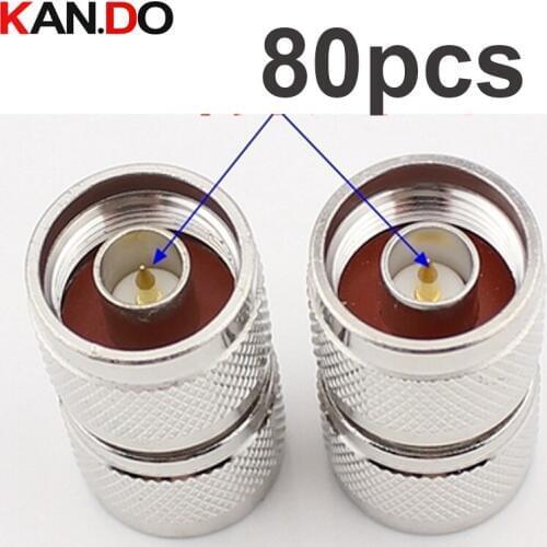 80pcs / lot telcom Coaxial cable NJ connector booster use cable connector dual male N connector for N female