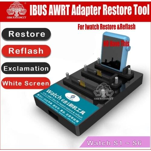 7 in1 ARWT Ibus Watch Adapter Restore Tool for iWatch S1/S2/S3/S4/S5/S6 38mm 42mm Recovery Reflash Repair Tool