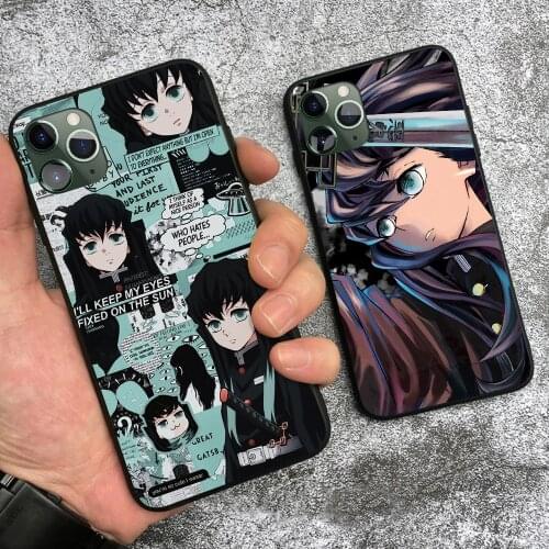 Muichiro Tokito Kimetsu no Yaiba anime soft silicone Phone case cover shell For iPhone SE 6 6s 7 8 Plus X XR XS 11 Pro Max