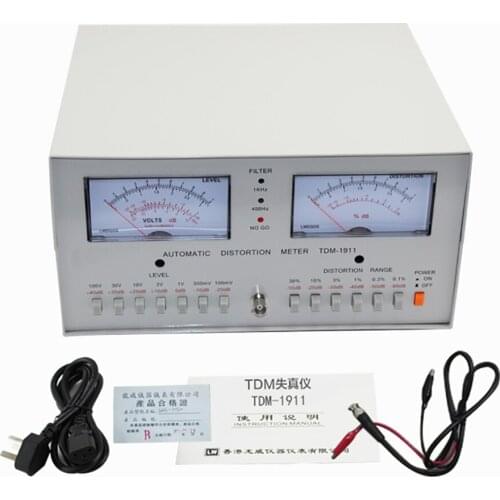 TDM-1911 Automatic Distortion Meter 0.01%-30% Automatic Distortion Meter 110/220V Frequency 20kHz
