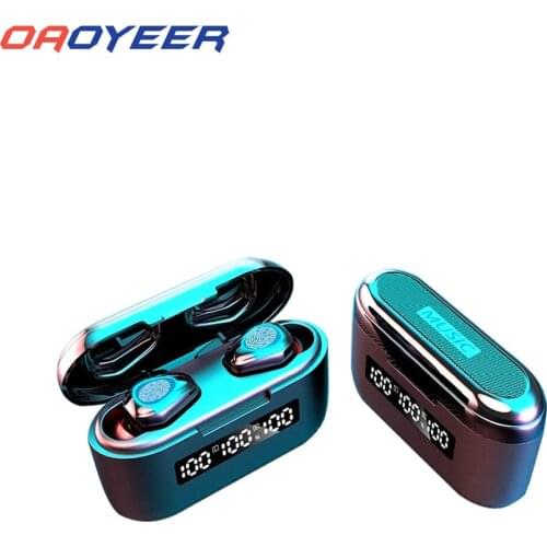 TWS Wireless Headphones Bluetooth Earphones 3500mAh Battery Sports Waterproof Headsets HiFi 9D Stereo Earbuds with Microphones