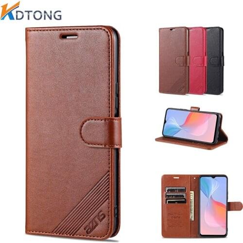 Wallet Card Slot Case For VIVO Y73S Y70 Y70S Y53S Y52S Y51S Y50 Y30 Y20 Y19 Y17 Y9S Y7S Y5S Y3 Y3S R9 R9S R17 Solid Color Cases