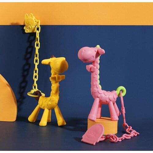 Baby Pacifier Clip Pacifier Chain Cartoon Kids Chain Clip Holders Pacifier Nipple Strap for Infant Kids Baby Gift