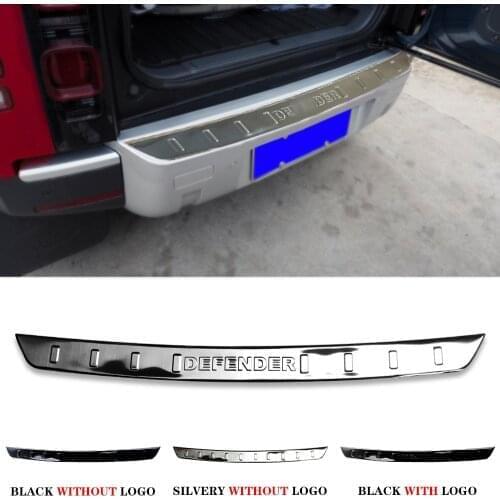 Car Trunk Door Sill Plate Rear Bumper Guard Protector Stainless Steel Pad Durable Car Rear Bumper Protec