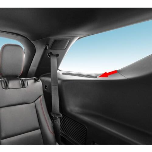 For Ford Explorer U625 2020 Rear Seat Side A/C Air Outlet Vent Stickers Cover Trim Car Styling