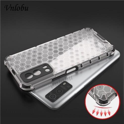 For VIVO IQOO NEO 5 7 Honeycomb Airbag Shockproof Phone Case For VIVO V21 V21E S10 S9E S9 S5 Z3 Soft TPU Transparent Back Cover