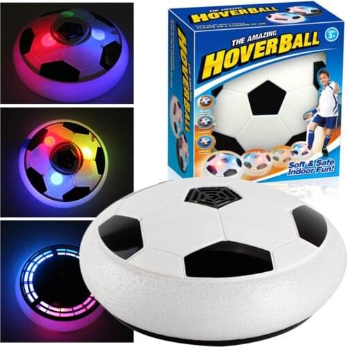 Soccer Ball Football Disk Toy With LED Light Foam Bumpers Cool Luminous Simulation Football Toy Birthday Gifts For Children Kids