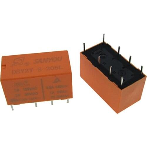 HOT NEW 5V relay DSY2Y-S-205L DSY2Y S 205L DSY2YS205L DC5V 5VDC 5V 1A 8PIN