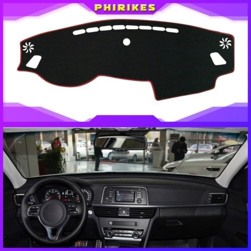 For Kia Optima K5 2016 2017 2018 2019 Dashboard Cover Mat Pad DashMat Sun Shade Instrument Covers Carpet Car Styling Accessories