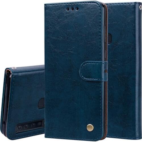 Leather Case For Samsung Galaxy A9 Case Flip Wallet Cover Galaxy A 9 Phone Cases For Samsung A9 A920F A920 Cover