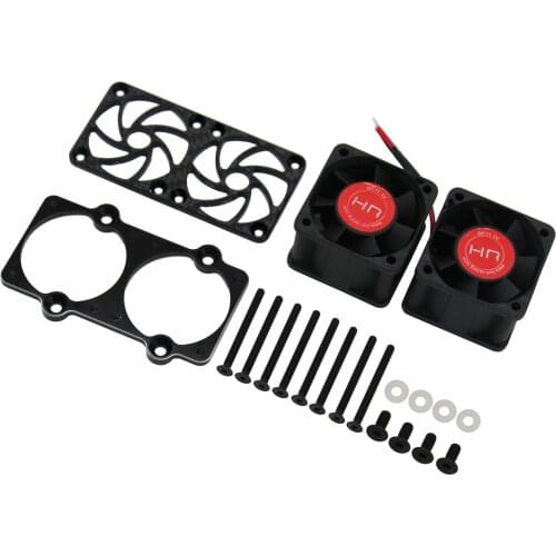 Hot Racing Twin Twister Blower motor radiator for Arrma 1:5 Kraton Outcast
