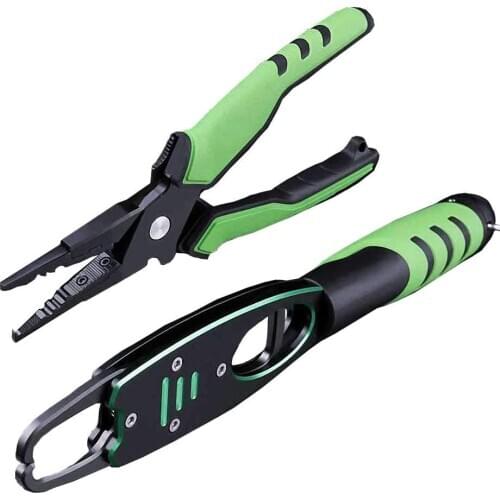 Aluminum Alloy Fishing Pliers Grip Set With weighing Fish Controller Fish Grip Lip Clamp Grabber Fishing Tackle Accessoryer