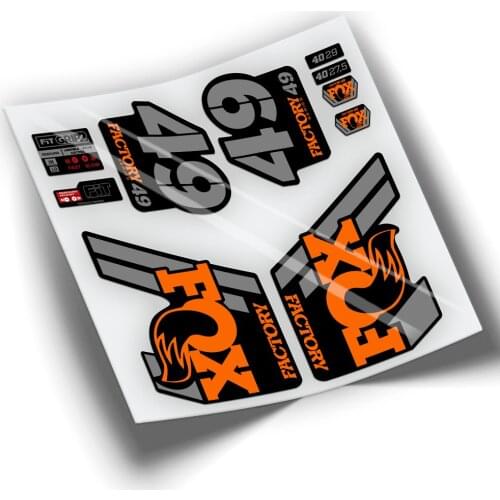 Pegatinas hairpin clip FOX 40 29 FACTORY SERIES 2019 WP206 STICKERS