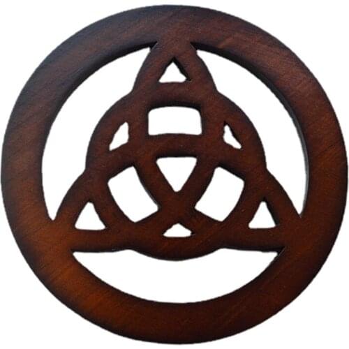 2021 New Wood Divination Coaster Altar Props Ritual Divination Witchcraft Supplies Decor