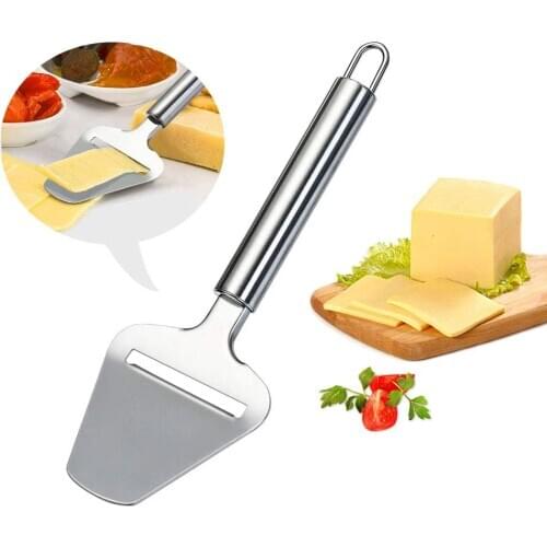 Cheese Slicer Cheese Knife Heavy Duty Plane Cheese Cutter Semi Hard Cheese 430 Stainless Steel Material
