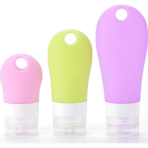 Portable Lotion Empty Silicone Squeeze Bottle Bath Empty Pen bottle Squeeze Juice Eye Liquid Travel Packing Cream Container 1pc