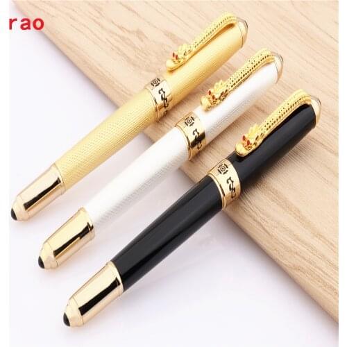 Luxury quality Jinhao 1000 Riental Dragon scales Business office Medium Nib Rollerball Pen New