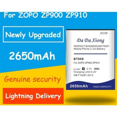 Brand New 2650mAh BT95S Battery for ZOPO ZP900 zp910 zp908 zp900s zp900h hero h9300+ h9500 Cell phone